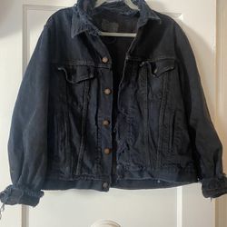 Plain Pockets Denim Jacket