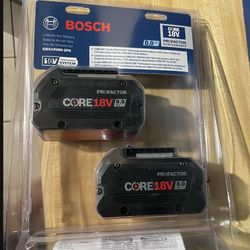 Bosch 8ah batteries (2) pack new $180 firm in n Lakeland 