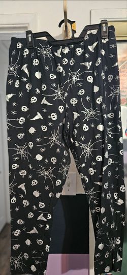 Halloween Print Pajama Lounge Pants