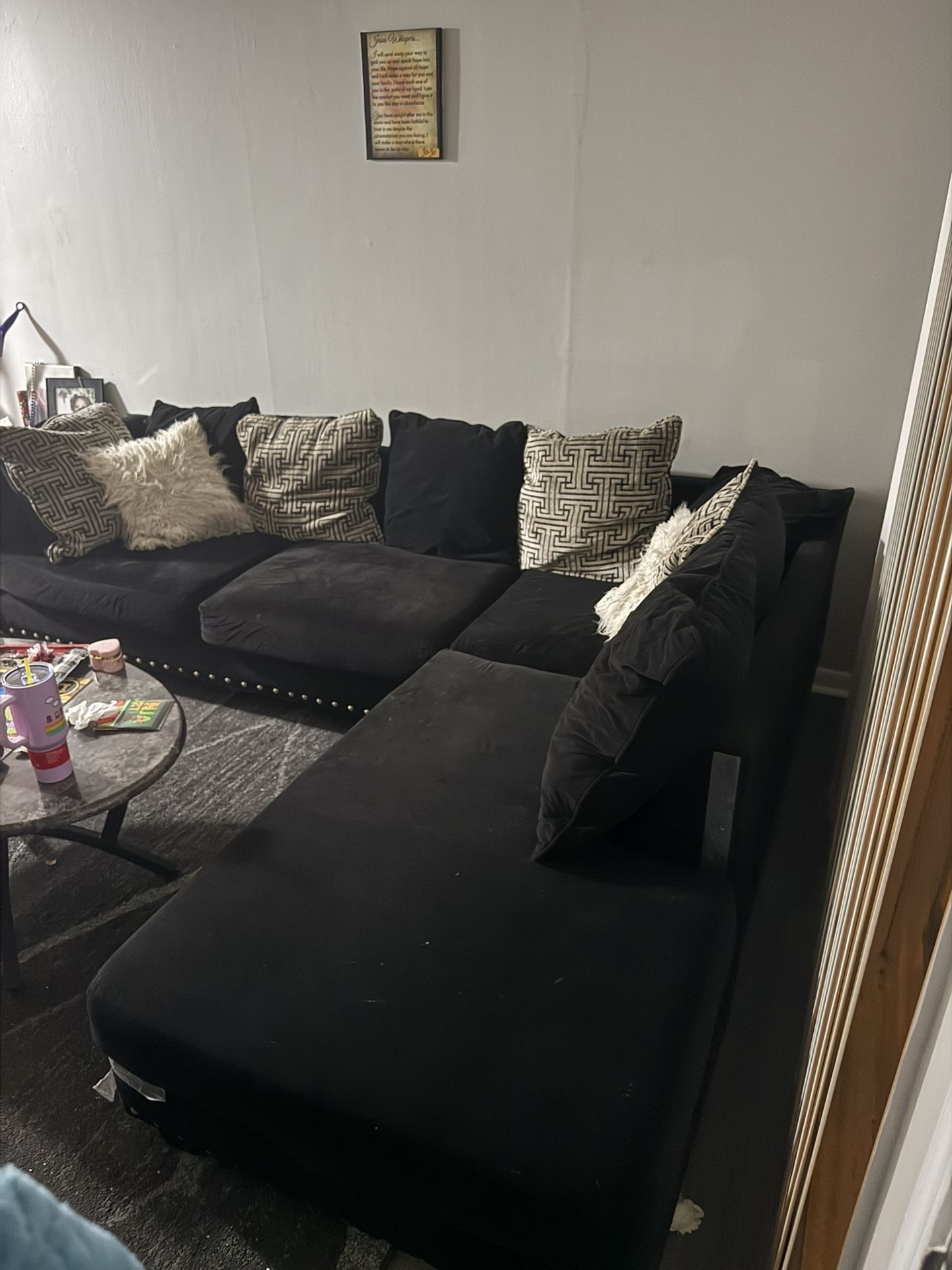 Black Sectional Couch