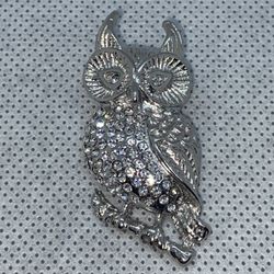 Stainless steel owl pendant