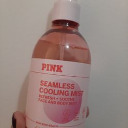 PINK Seamless Cooling Mist Face And Body Mist, Never Used.