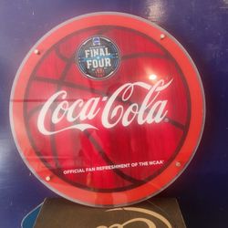  Coca-Cola Indianapolis Final Four Sign