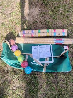 New 6 Player Croquet Set