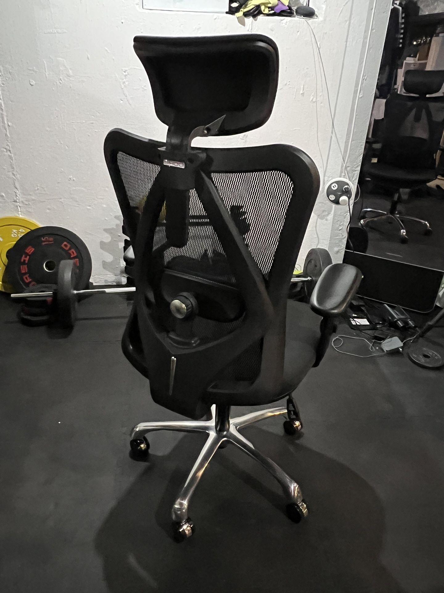 SIHOO Ergonomic Office Chair, Big and Tall Office Chair, Adjustable Headrest with 2D Armrest, Lumbar Support and PU Wheels, Swivel Computer Task Chair