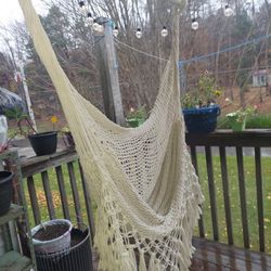 Handwoven Hammock Chair Indoor/outdoor Must Pick Up