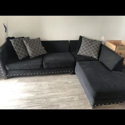 Black Couch Set