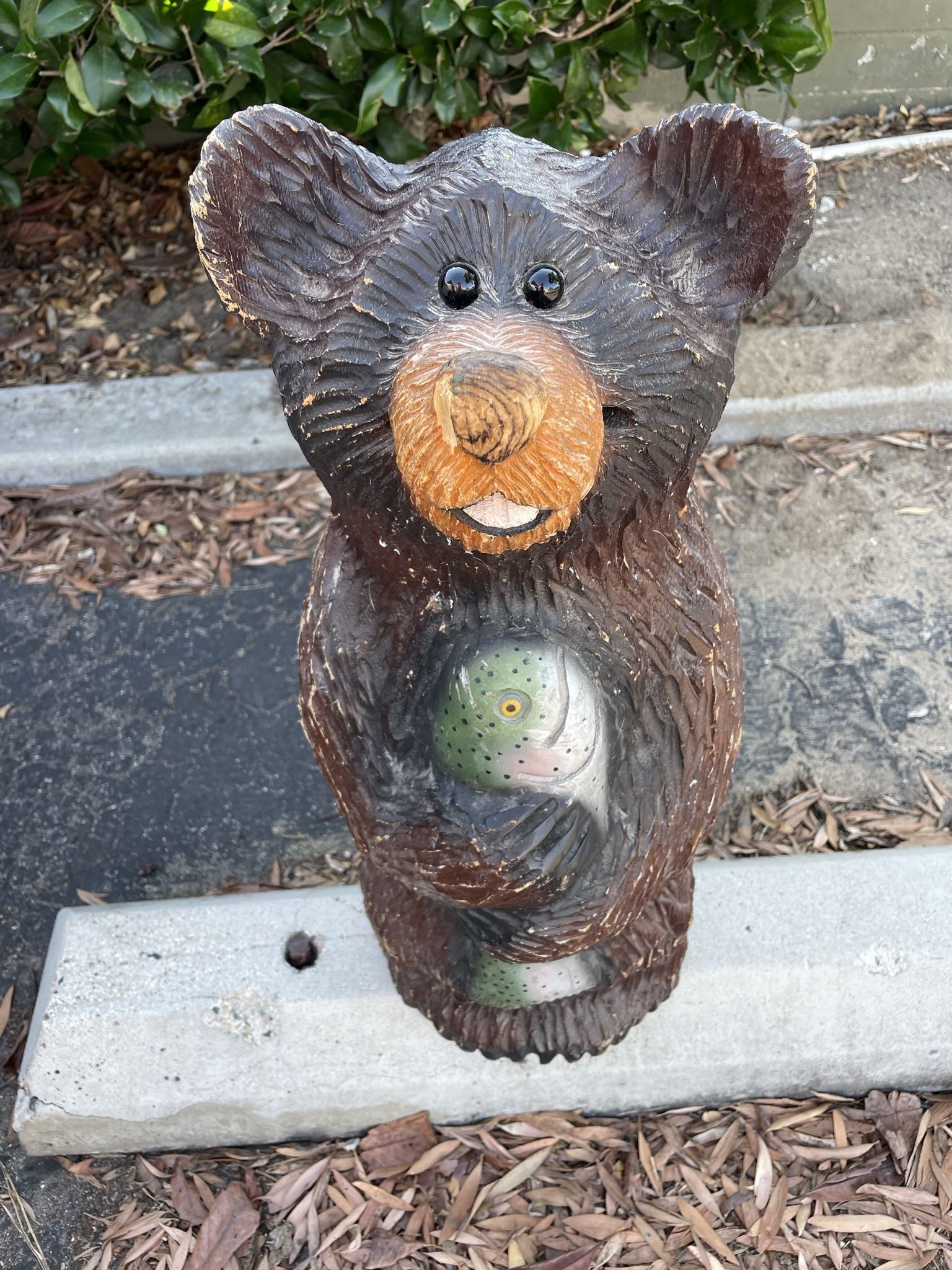 Wood-carved Bear $180 OBO