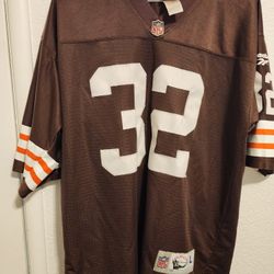 Authentic Reebok Jim Brown Jersey Size L