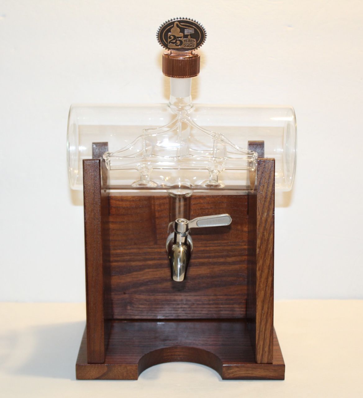 Custom Tito’s Vodka Ship In A Bottle Whiskey Decanter