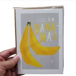 Minted Bananas by Rebecca Durflinger Birthday Cards