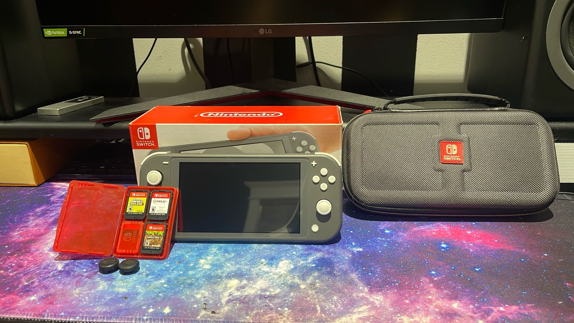 Nintendo Switch Lite Bundle – Super Mario Bros U, Minecraft, 2TB Card, Case!
