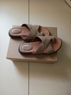 Women's Brown Leather Summer Sandal