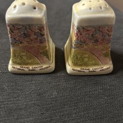 Antique Grand Canyon Salt and pepper Shakers