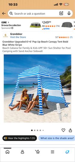 Beach cabana cover