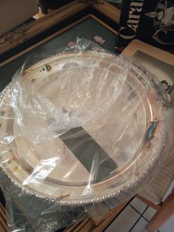 Big silver tray