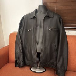 Genuine Leather Jacket Size L