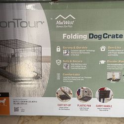 Folding dog Crate 