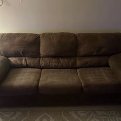 Couch bed (w/mattress) & Loveseat -FREE