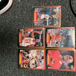 Michael Jordan Upper Deck 5 All Metal Collector Cards 