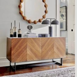 faux marble top modern TV stand