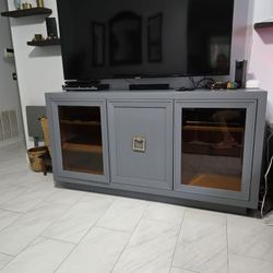 TV Console and Two Side Tables