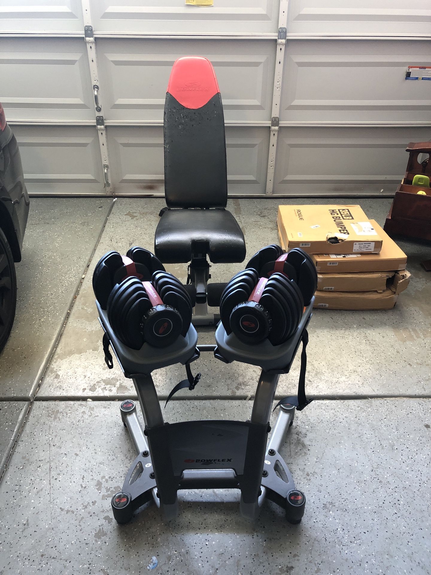 Bowflex Weights & Bowflex Bench