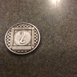 Roush  cobra racing coin 1 Troy ounce .999 silver  collectors coin