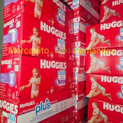 Huggies Little Movers Size 7 - 104 Diapers Pañales/ Firm price