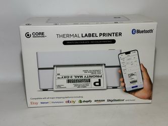 NEW Bluetooth Thermal Shipping Label Printer Core Technologies CTP800BD