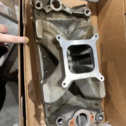 Small Block Chevy World Motown High Rise Intake Manifold 