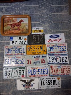 Vintage - LICENSE PLATES COLLECTION