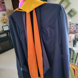 MRU Gown And Cap Only Masters Degree Graduation 
