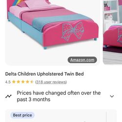 Excellent Condition  Zero Marks . My Little Girl Loved This Bed ! .  Unicorn Bed For Toddlers . Twin