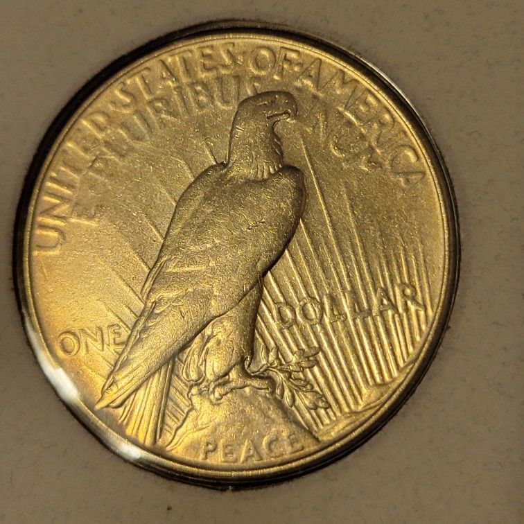 Low Mintage 1934 Peace Silver Dollar US Postal Commemorative Stamp Set, Rare 25/10c Stamps