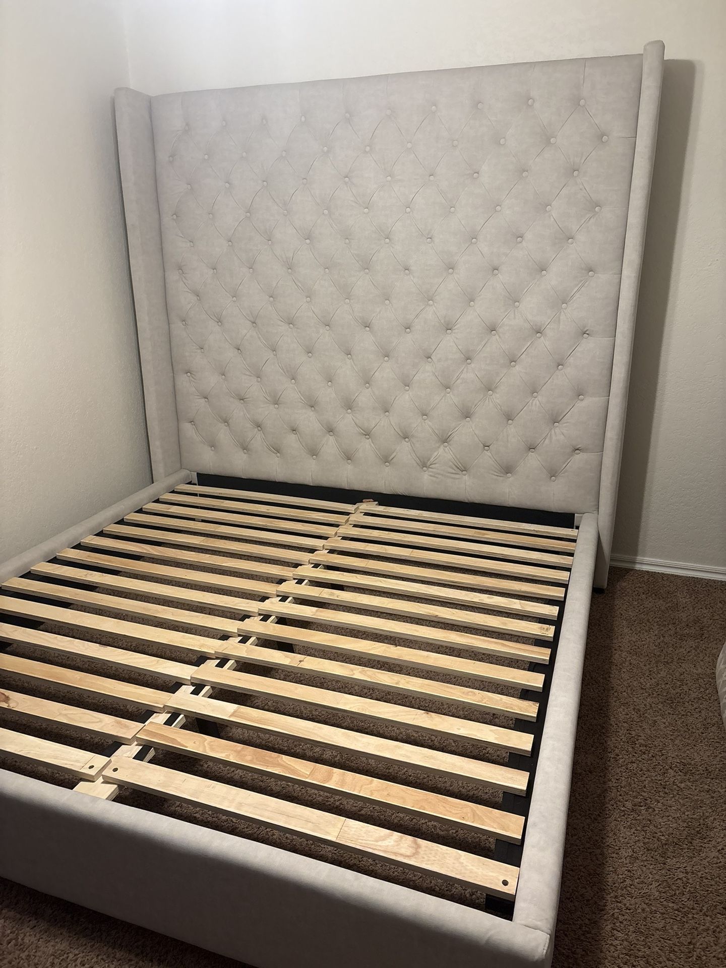 King Size Headboard Footboard and Frame
