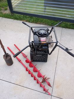 Earthquake 6.5 hp / 2 person ager/post hole digger