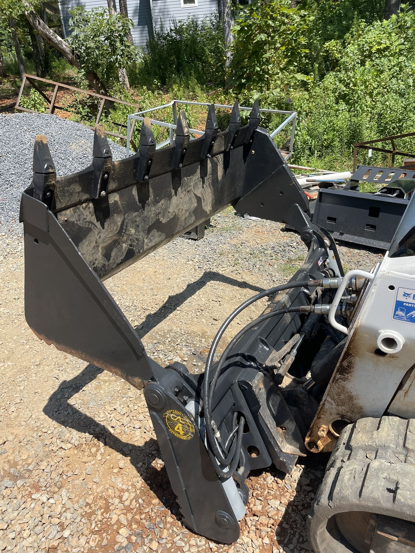 72” 4-in-1 Bucket For Skid Steer