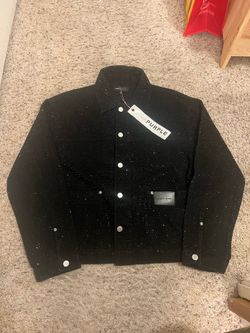 Purple brand gothic jacket black denim MEDIUM