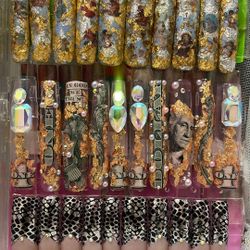 Reusable Handmade press-on Nails 