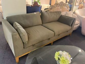 Dark Green Storage Sofa，$680