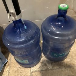 2 Water 5 Gallons With Electric Pump 