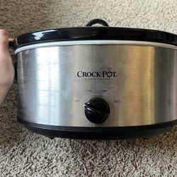 Crock-Pot® Manual 7-Quart Slow Cooker, Stainless Steel - WORKING