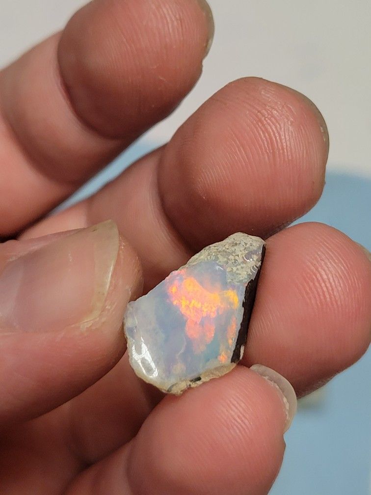 8ctw Natural Ethiopian Fire Opal Rough