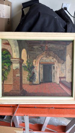Oil painting picture, original from 1942