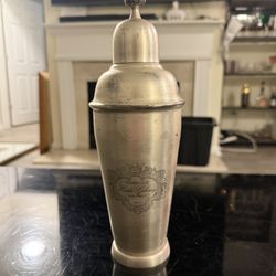 Il Mulino New York Bar Shaker Brass India Crest Silver