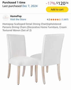 Set of 4 Amazon Kitchen Table Chairs Tan With Brown Legs