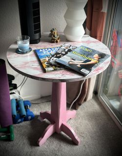 Pink Accent Table