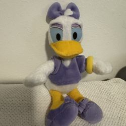 Daisy Duck Disney Plush Toy Stuffed Figure 10”