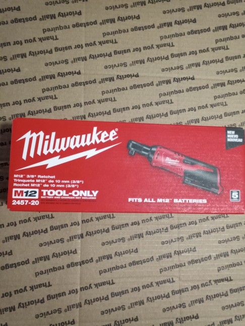 Milwaukee M12 3/8" Ratchet Tool Only